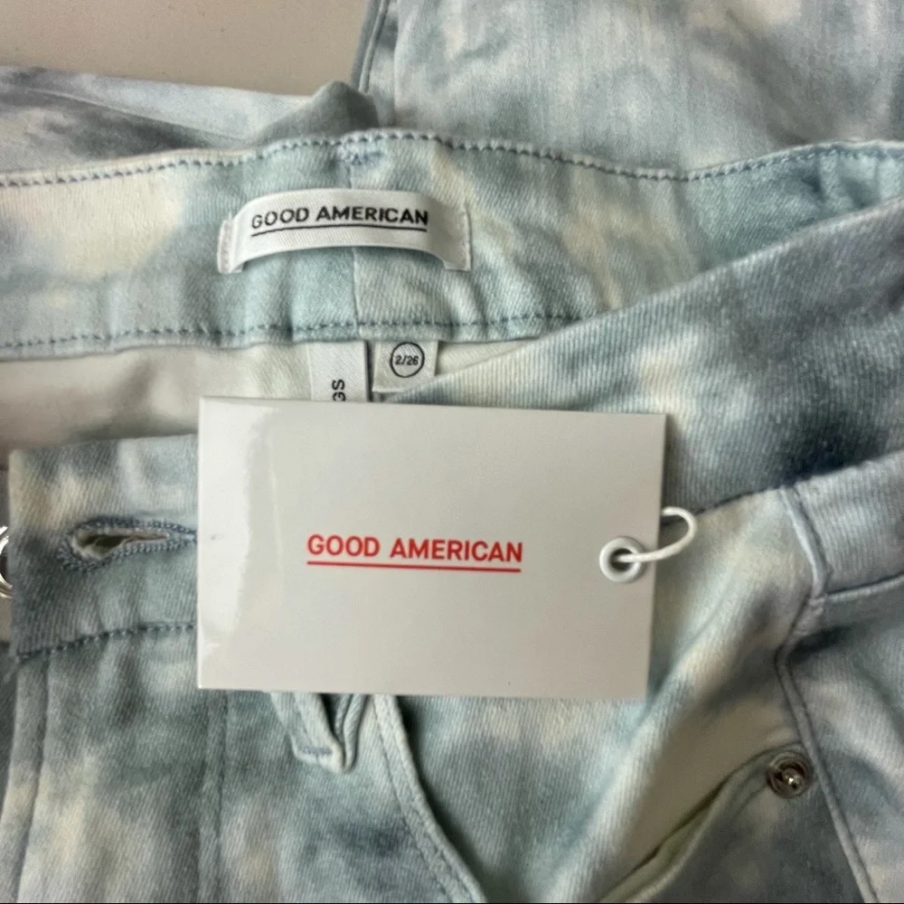 Good American NWT Good Legs Skinny Jeans Tie Dye - Picture 4 of 6